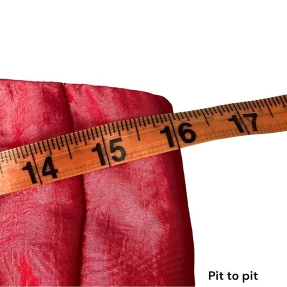 Vintage Y2K Stepping Out Pink Rainbow Tulle Poofy Strapless Prom Hoco Dress 9/10 - Picture 4 of 9